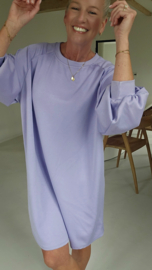 ARIEL sweatshirt dress lilac