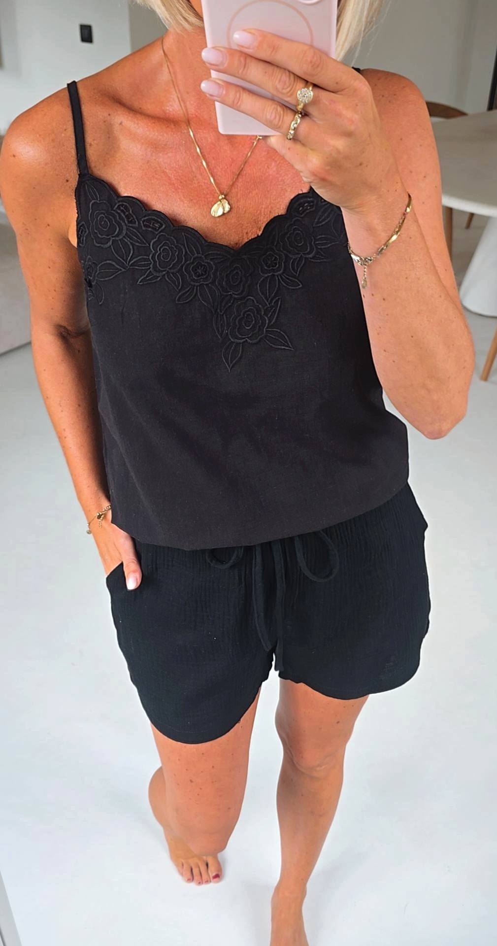 SPAIN cotton set black