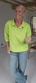 BRIGITTE collar sweatshirt lime