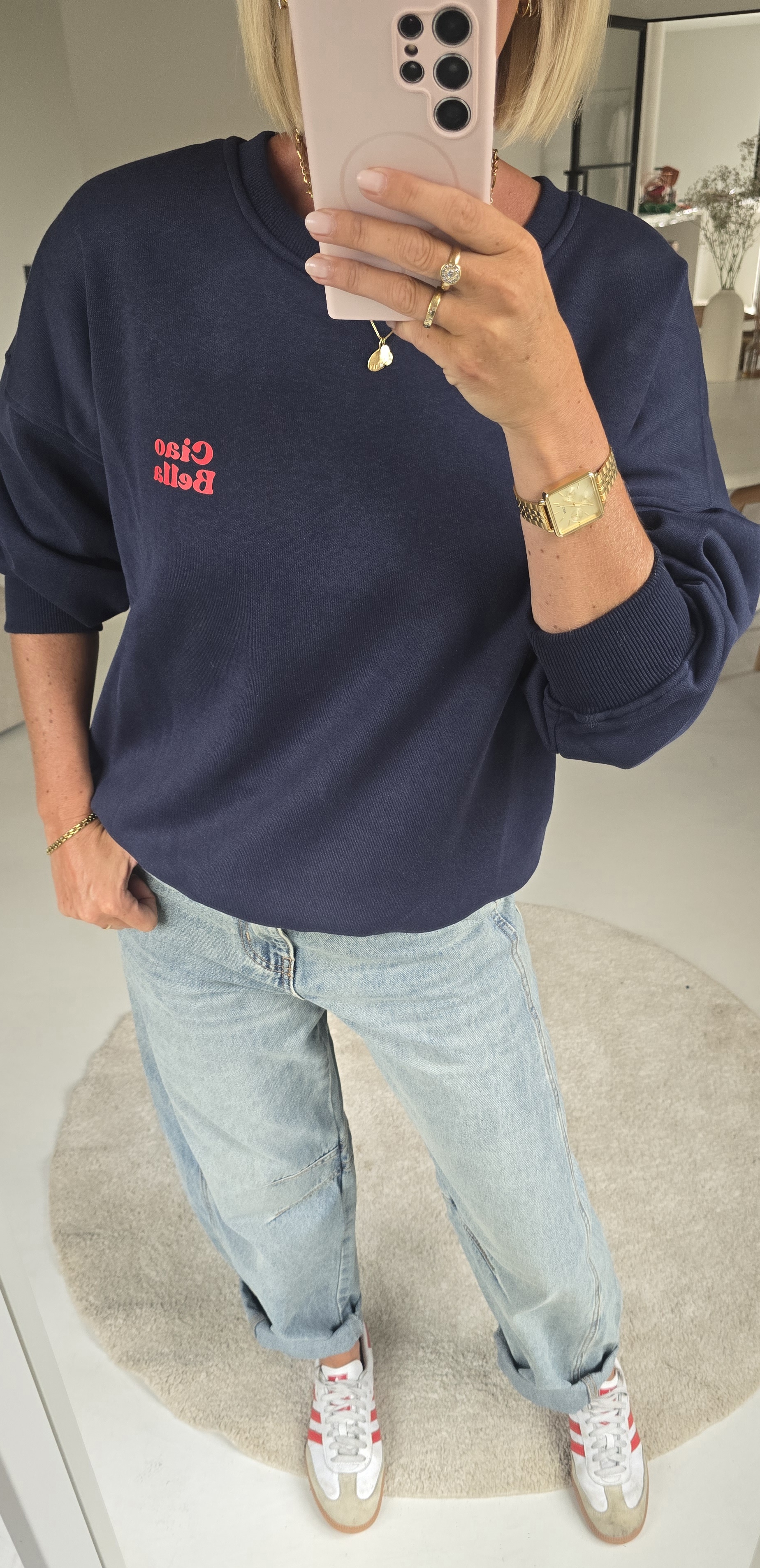 CIAO BELLA sweatshirt navy