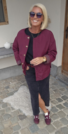 SIBIL light coat burgundy