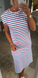 MEREL striped cotton dress