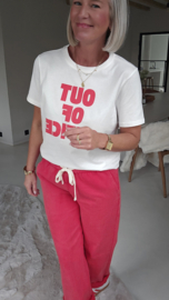OUT OF OFFICE tee red