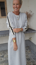 TILLY maxi sweatshirt dress grey