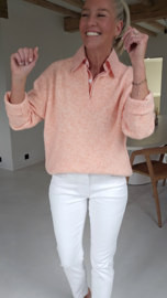 CAMILLE summer shirt knit peach