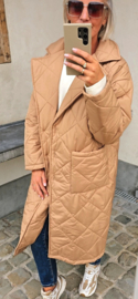 ANDA maxi jacket camel