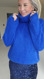 CHARLINE turleneck knit kobalt blue