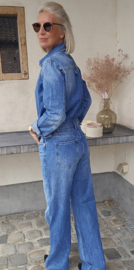 ANITA jeans jumpsuit midi blue