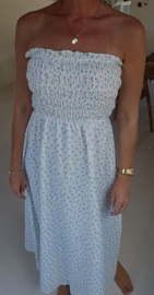 POLLINE maxi tetra bustier dress