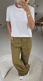 BASIC cotton T-shirt white