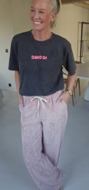 ICONIC cotton T-shirt washed black