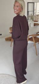JUNA jogger sweat pants chocolat