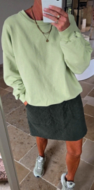 AUSTIN sweatshirt pastel pistache