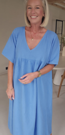 RIMINI maxi tetra dress blue