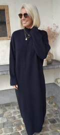 CARLA maxi knit dress black tall line