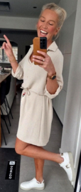 RHEA short dress beige