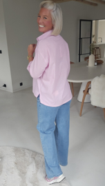 ROSALINE stripe shirt pink