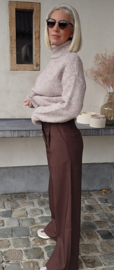 COLETTE suit pants chocolat