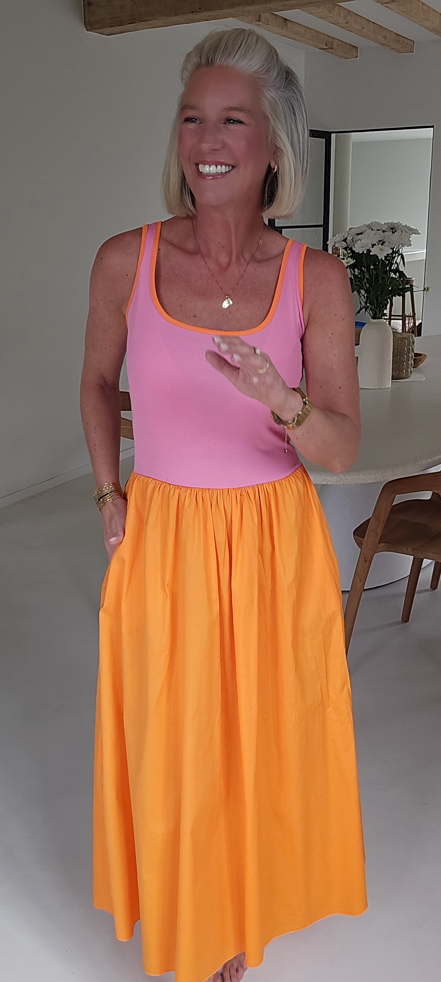 LOVI maxi dress pink