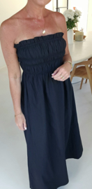 BENTHE bustier dress black