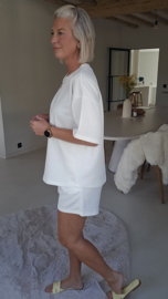 PINEAPPLE summer sweat set white