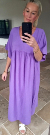 RIMINI maxi tetra dress violet