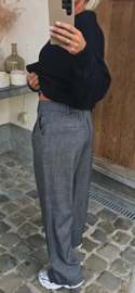 MARSHA wide leg pants vichy black