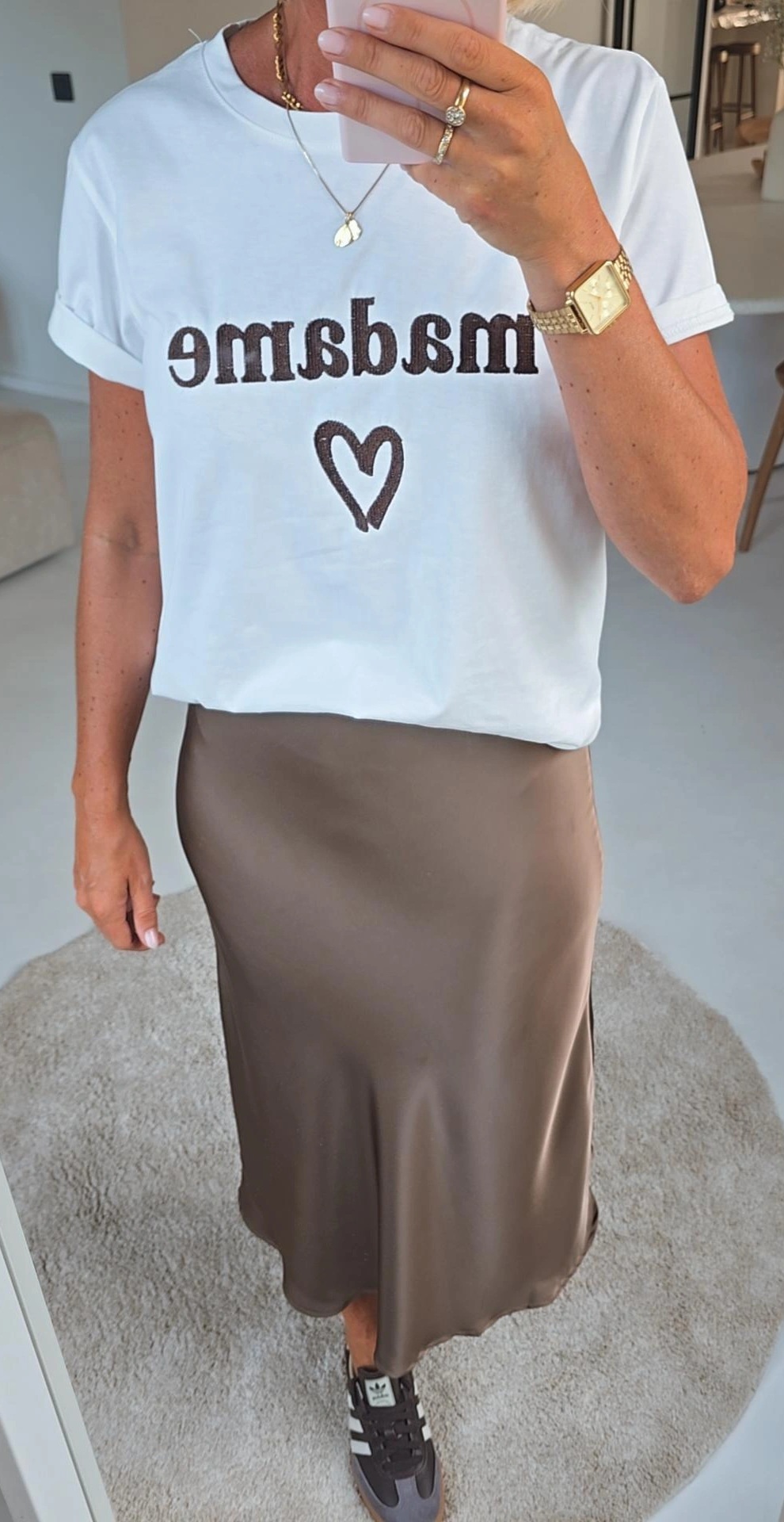 MADAME cotton T-shirt white