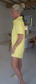 JINA jeans playsuit neon yellow