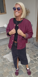 SIBIL light coat burgundy
