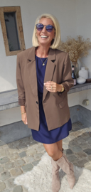 CHALIZE viscose dress navy