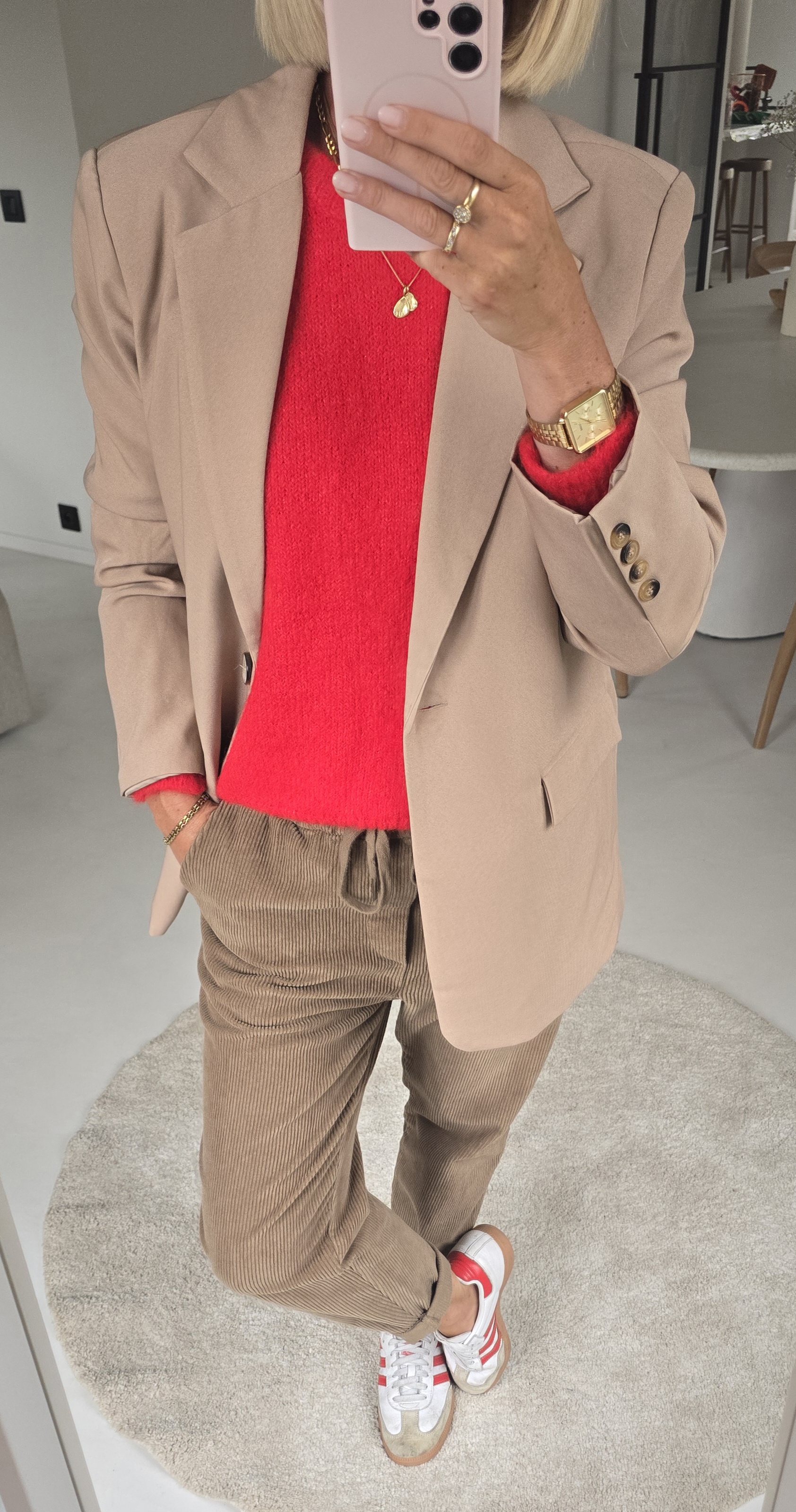 MARIN suit blazer beige