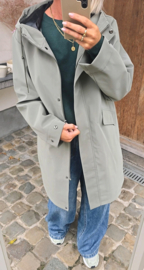 BYE BYE RAINY DAYS raincoat khaki