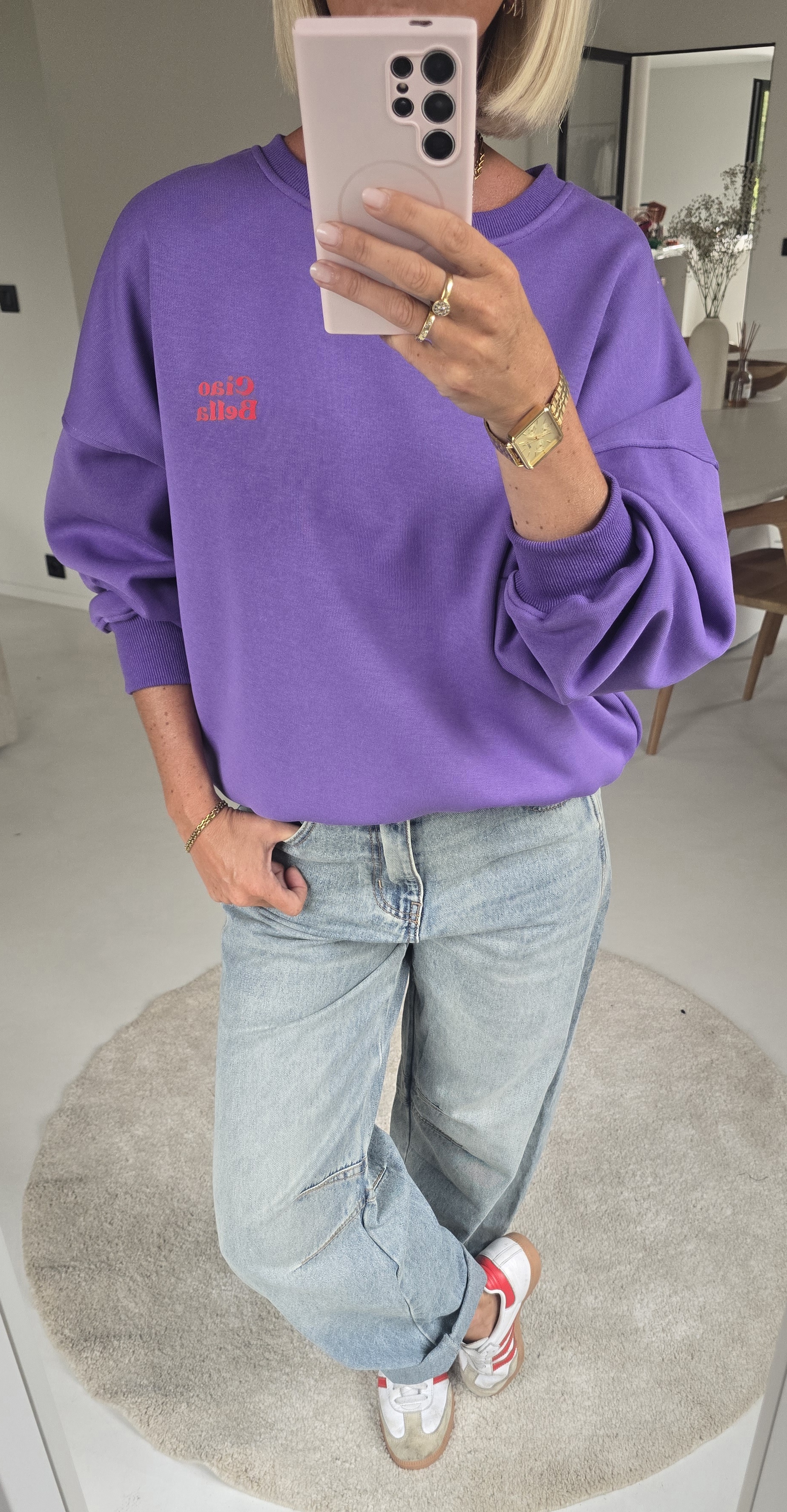 CIAO BELLA sweatshirt violet
