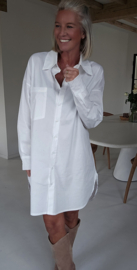 BASIC shirt dress white