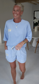 SISI terry set blue