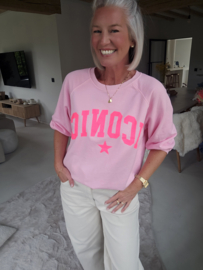 ICONIC sweatshirt baby pink