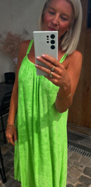 DODI maxi terry dress green