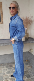 ANITA jeans jumpsuit midi blue
