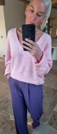 JEANI soft oversized knit soft pink