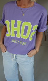 SOHO cotton T-shirt lilac