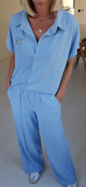 SAMI terry set blue