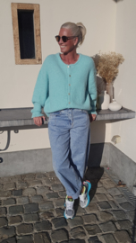 LIESJE cardigan turquoise