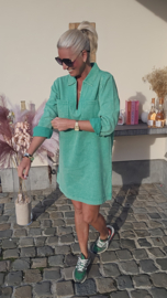 THE PERFECT JEANS 2 longsleeve dress bright green