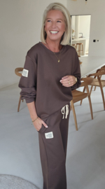 ANDIE jogger set chocolat