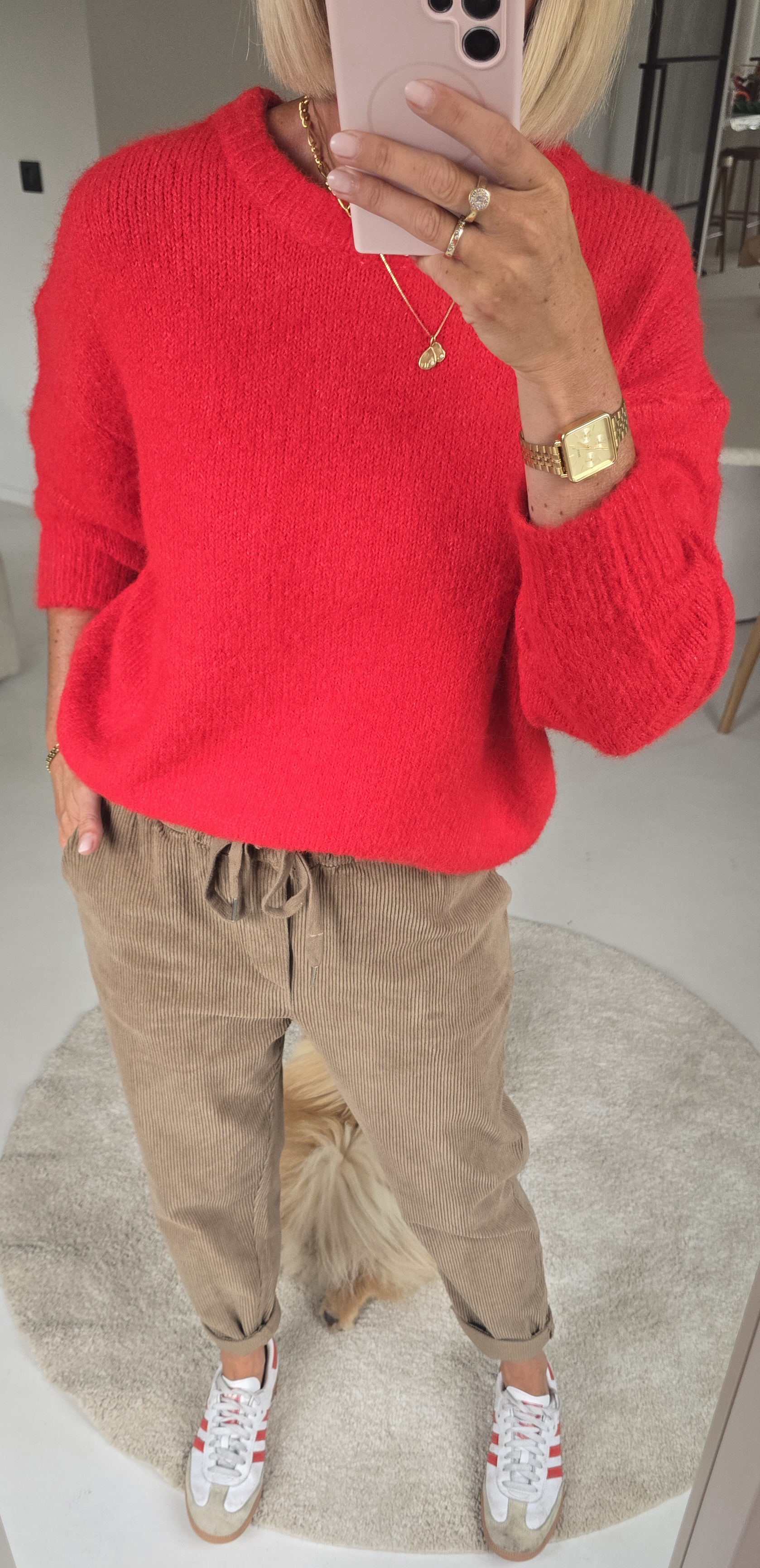 BEZIERS soft knit red