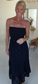 BELIZE bustier dress black