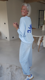 ICONIC CLUB sweatshirt soft blue