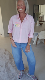 DIRTY MARTINI striped shirt pink