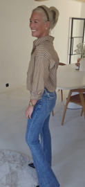 LOVELY cotton shirt camel